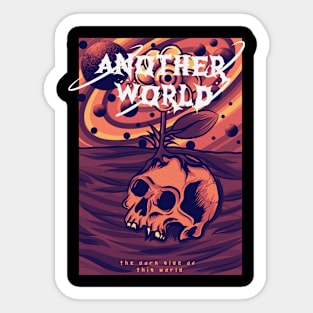 ANOTHER WORLD ( monochrome ) Sticker